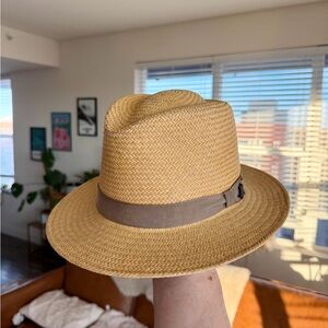 Bailey of Hollywood Genuine Panama Straw Fedora Hat - XL